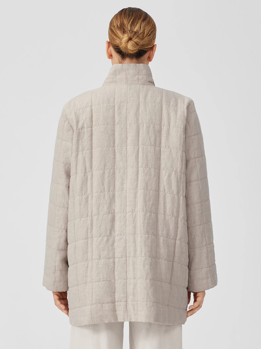 Organic Linen Quilted Jacket