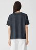 Organic Cotton Hazy Slub Crew Neck Tee