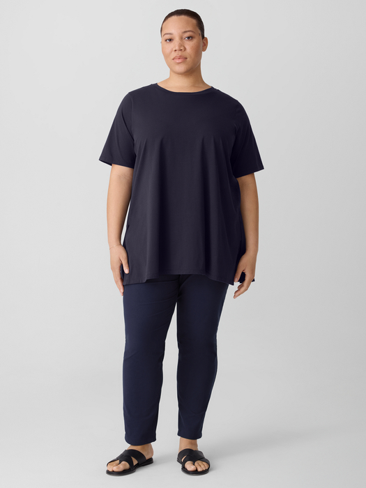 Organic Pima Cotton Jersey Long Tee