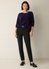 Chenille Blend Crew Neck Top