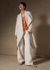 Light Cotton Nylon Drape Neck Coat