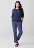Peruvian Organic Cotton Cord Crew Neck Top