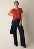 Organic Linen Jersey Crew Neck Tee