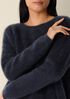 Cashmere Fluff Crew Neck Top