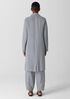 Linen Silk Twill Long Blazer