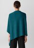 Superfine Merino Poncho in Regenerative Wool