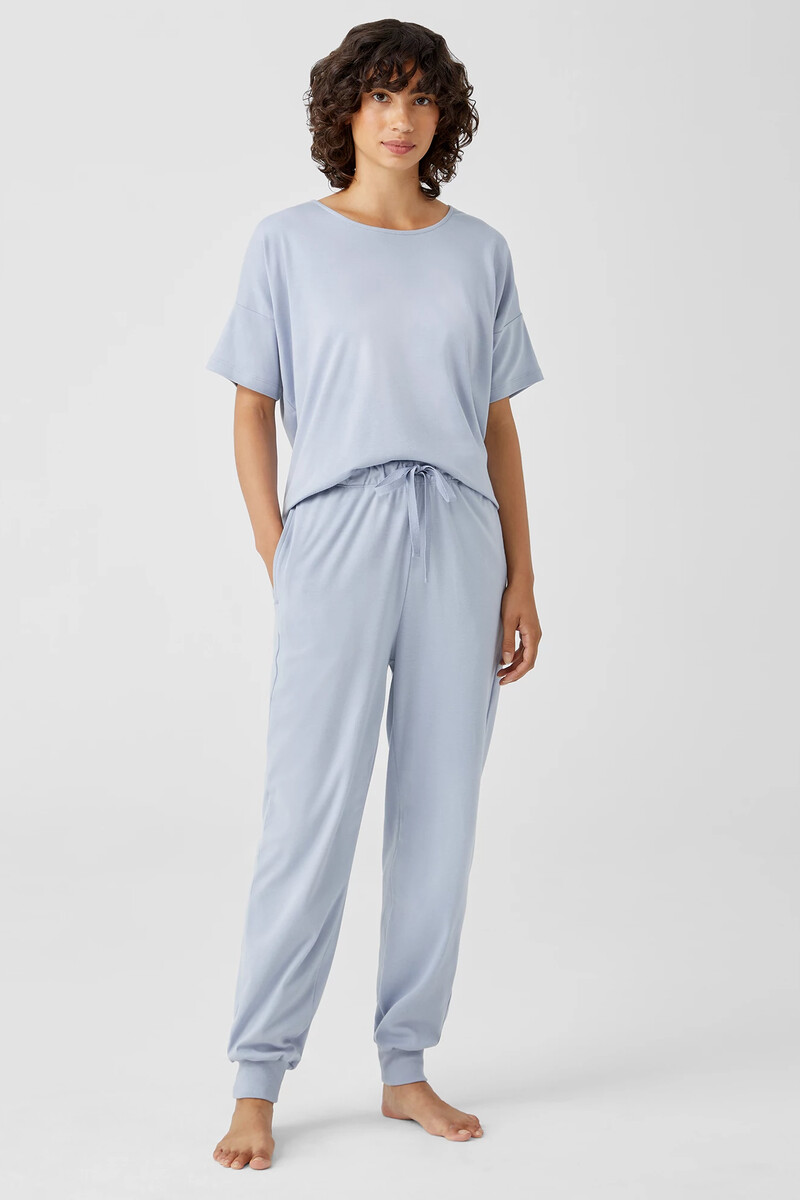 Organic Cotton Interlock Jogger Sleep Pant Organic Cotton Interlock Jogger Sleep Pant