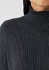 Merino Turtleneck Top in Regenerative Wool