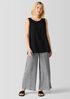 Woven Plissé Wide-Leg Pant