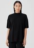 Ribbed Organic Cotton Blend Top