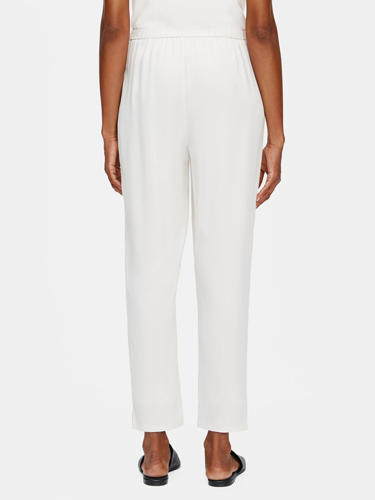 System Silk Georgette Slouchy Pant