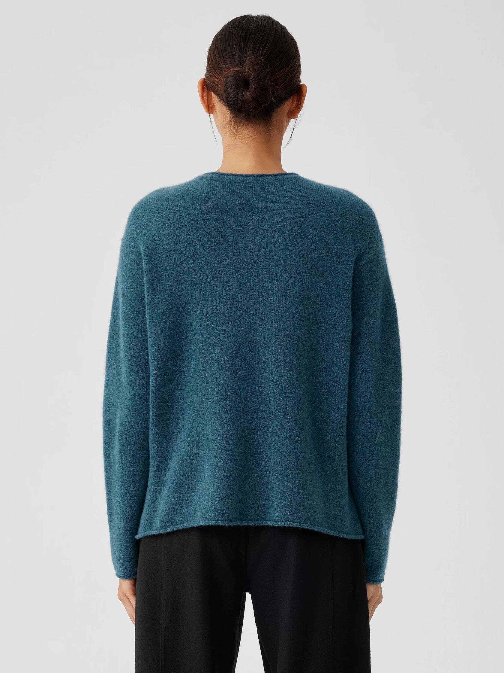 Cashmere Silk Bliss Crew Neck Top