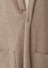 Lightweight Boiled Wool Long Vest in Responsible Wool