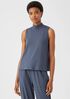 Fine Jersey Mock Neck Tank