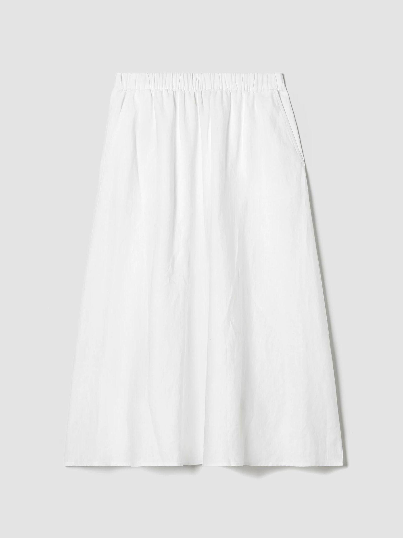 Organic Linen Pocket Skirt | EILEEN FISHER