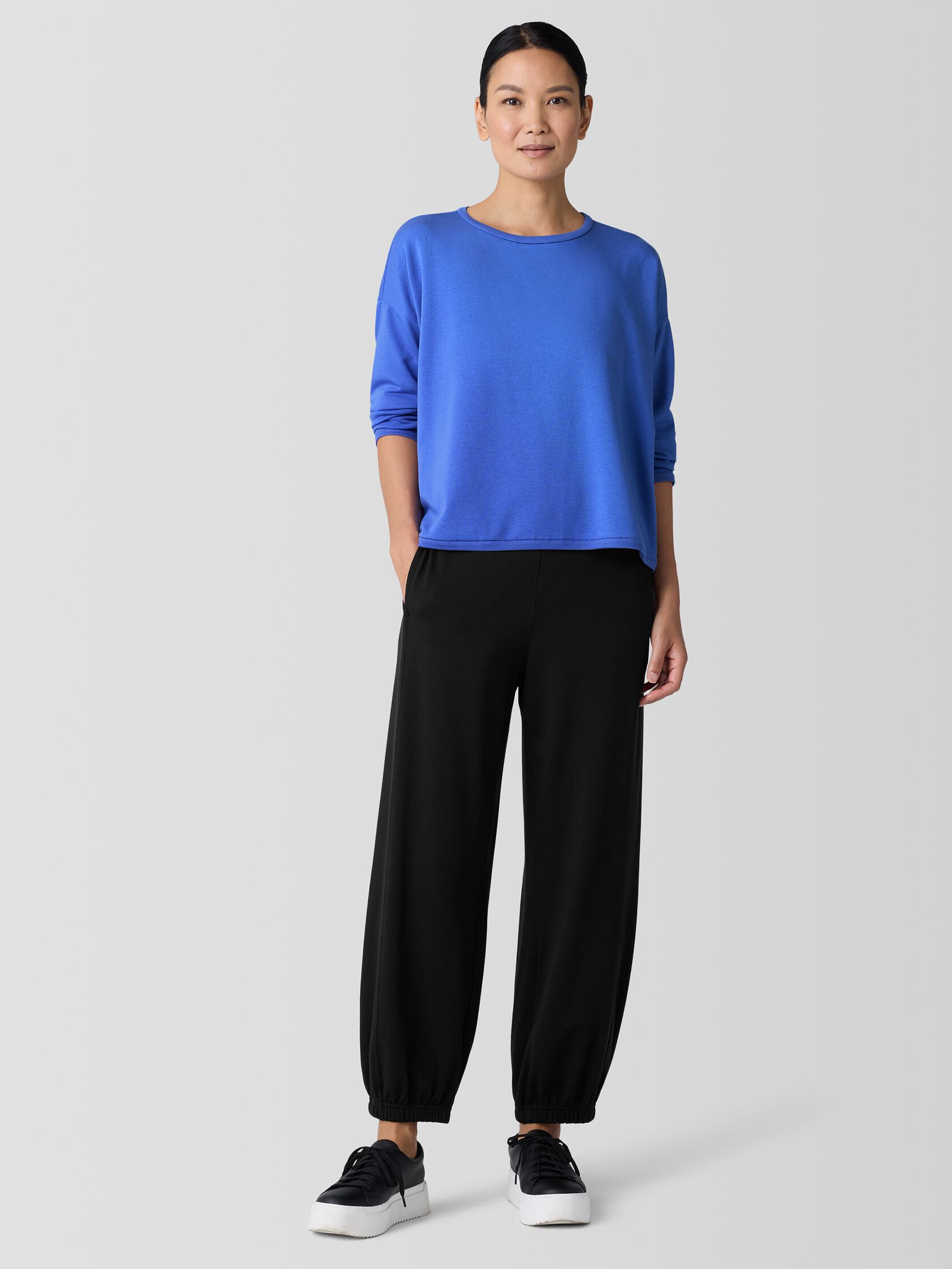 Cozy Brushed Terry Hug Box-Top