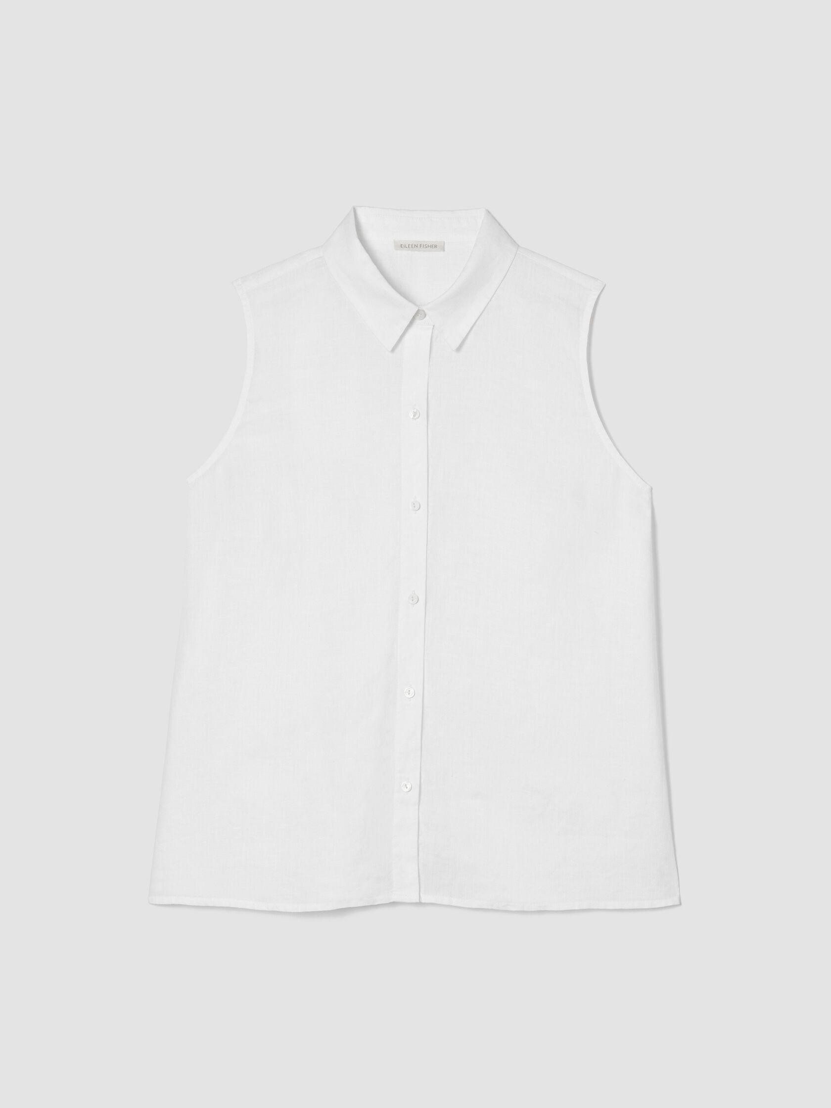 Organic Handkerchief Linen Sleeveless Shirt