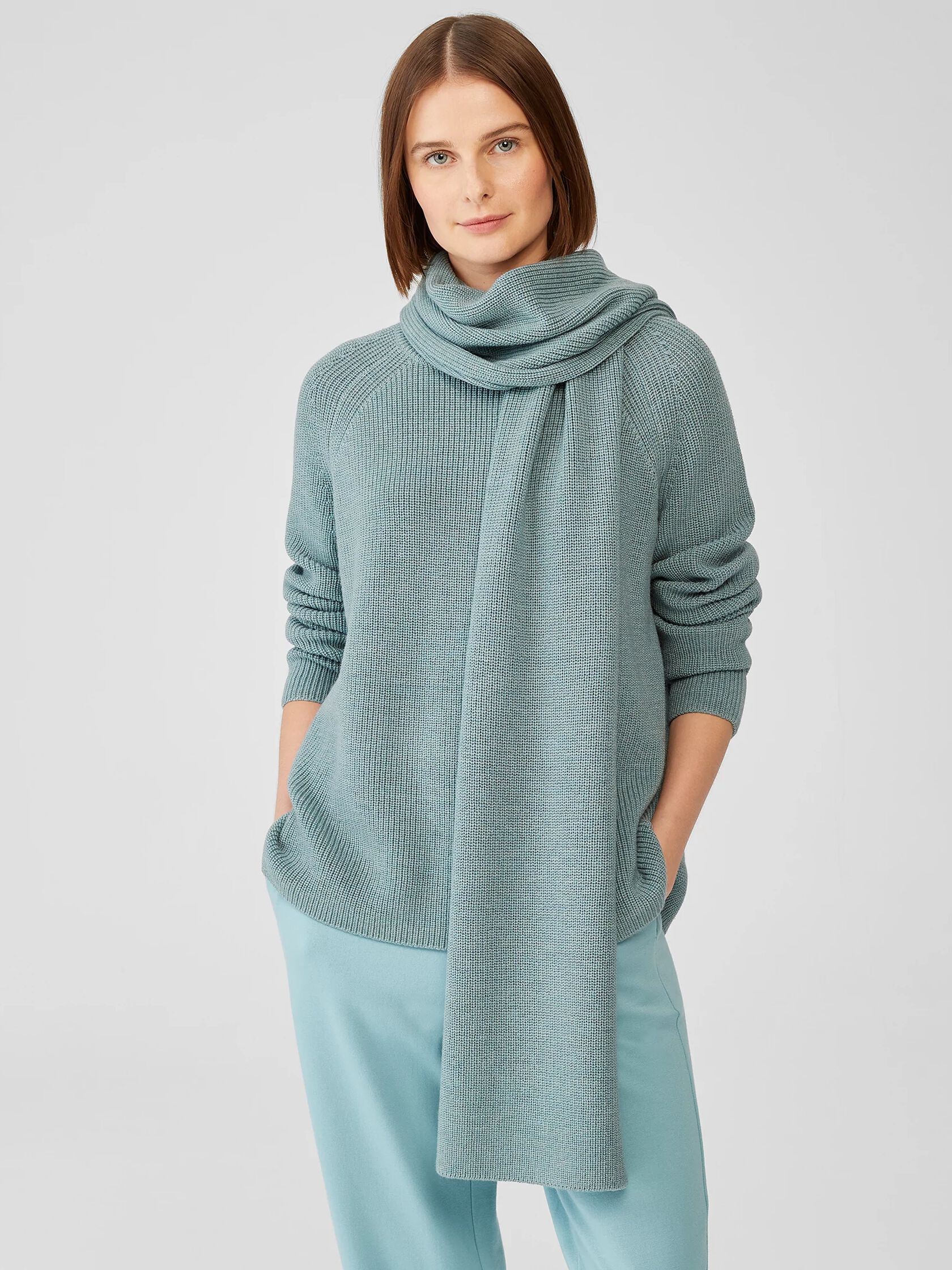 Merino Scarf in Responsible Wool