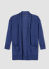 Organic Linen Cotton Cord Long Cardigan