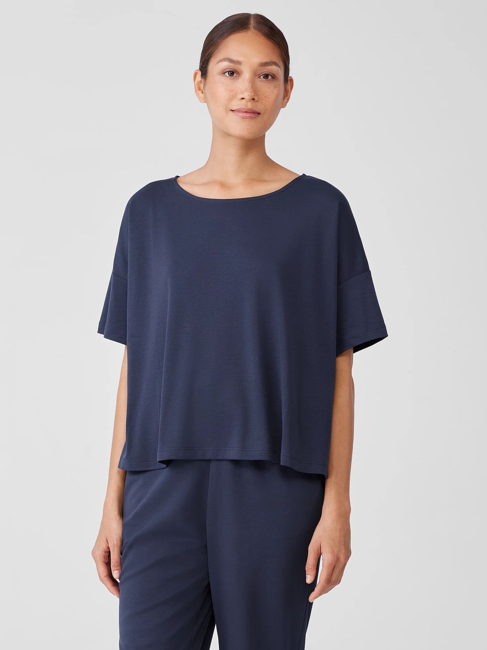 Cozy Organic Cotton Interlock Tee