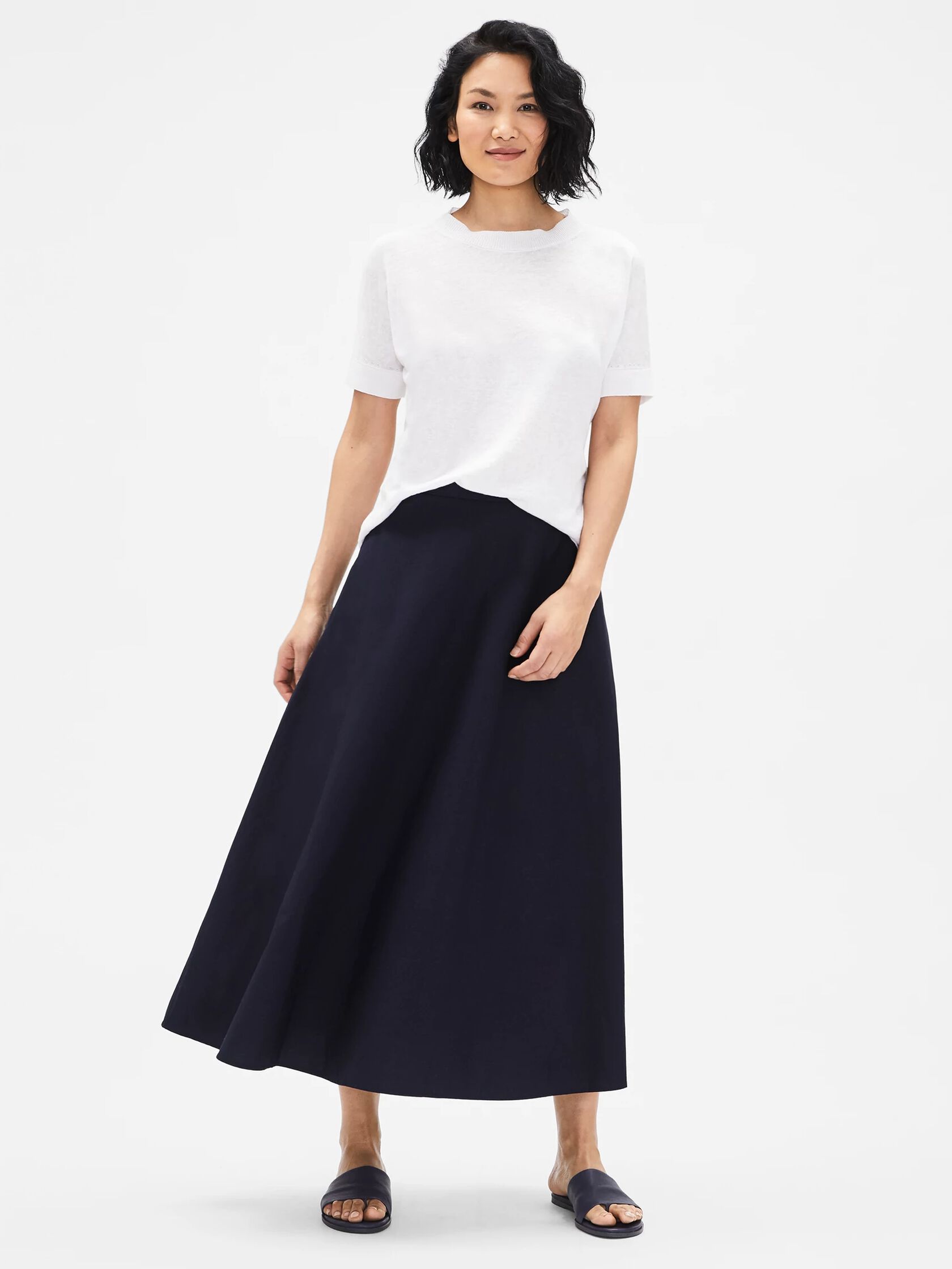 Organic Cotton Poplin Circle Skirt