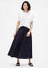 Organic Cotton Poplin Circle Skirt