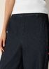 Cotton Indigo Knit Denim Lantern Pant