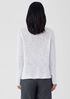 Organic Linen Cotton Slub Crew Neck Top