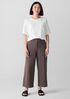 Garment-Dyed Utility Cotton Wide-Leg Pant