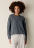 Organic Cotton Chenille Crew Neck Top