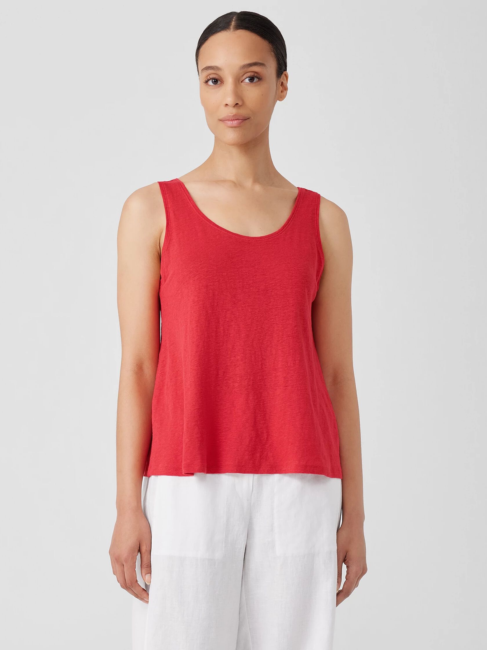 Organic Linen Jersey Tank