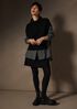 Washable Flex Ponte Flared Mini Skirt