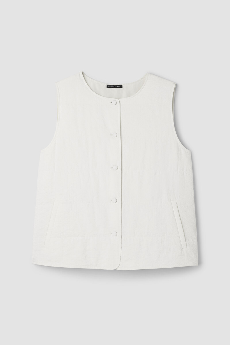 Silk Nylon Quilted Vest Silk Nylon Quilted Vest