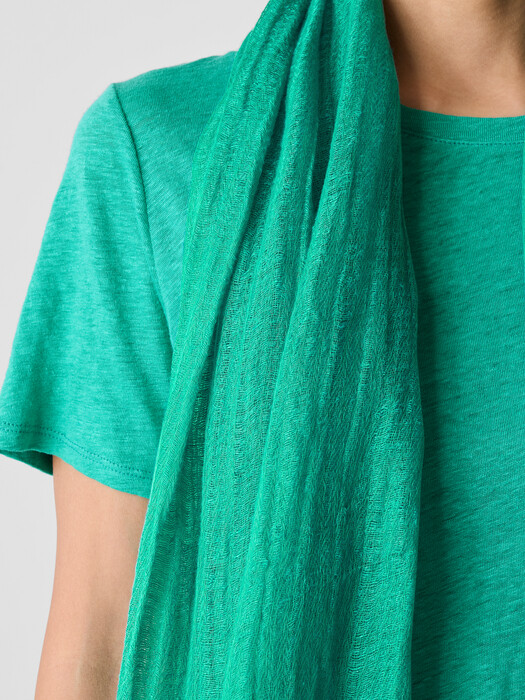 Textured Linen Blend Scarf