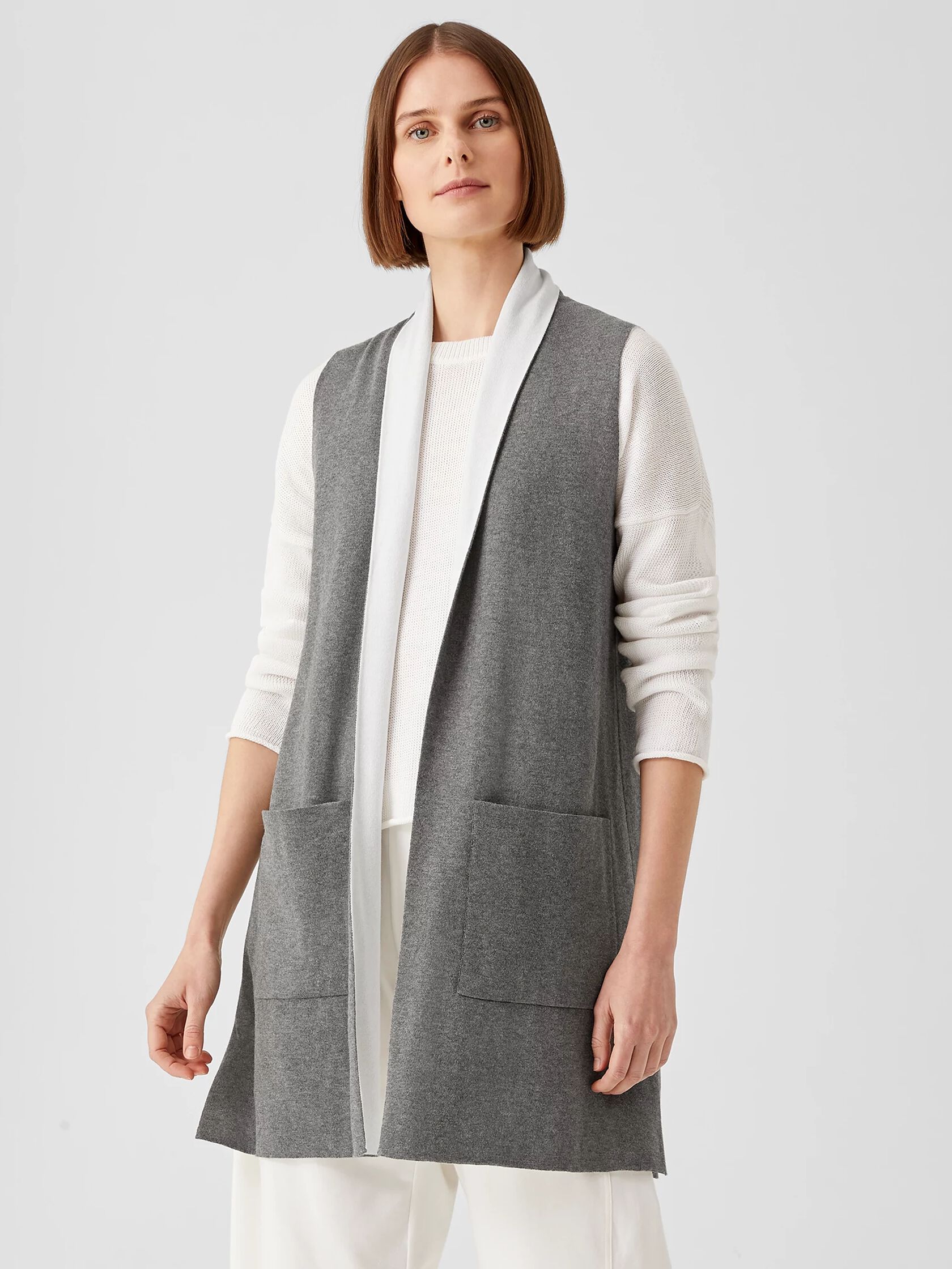 Peruvian Organic Cotton Blend Long Vest