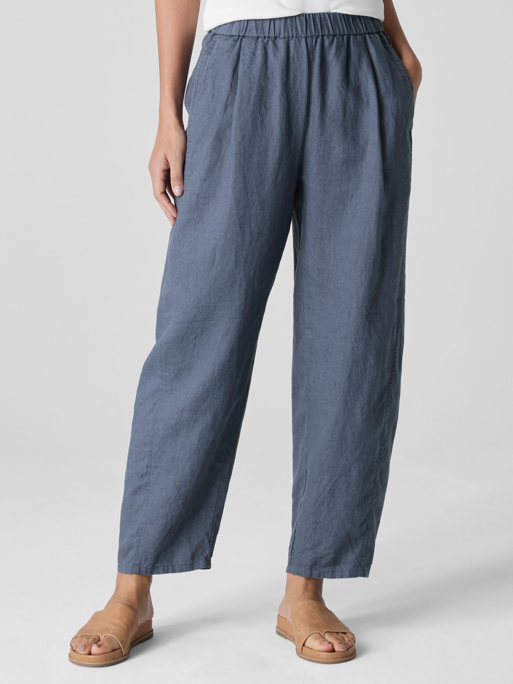 Organic Linen Lantern Pant