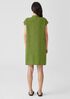 Washed Organic Linen Delave Shirtdress