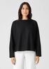 Boiled Wool Jersey Bateau Neck Top