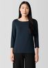 Fine Jersey Bateau Neck Top