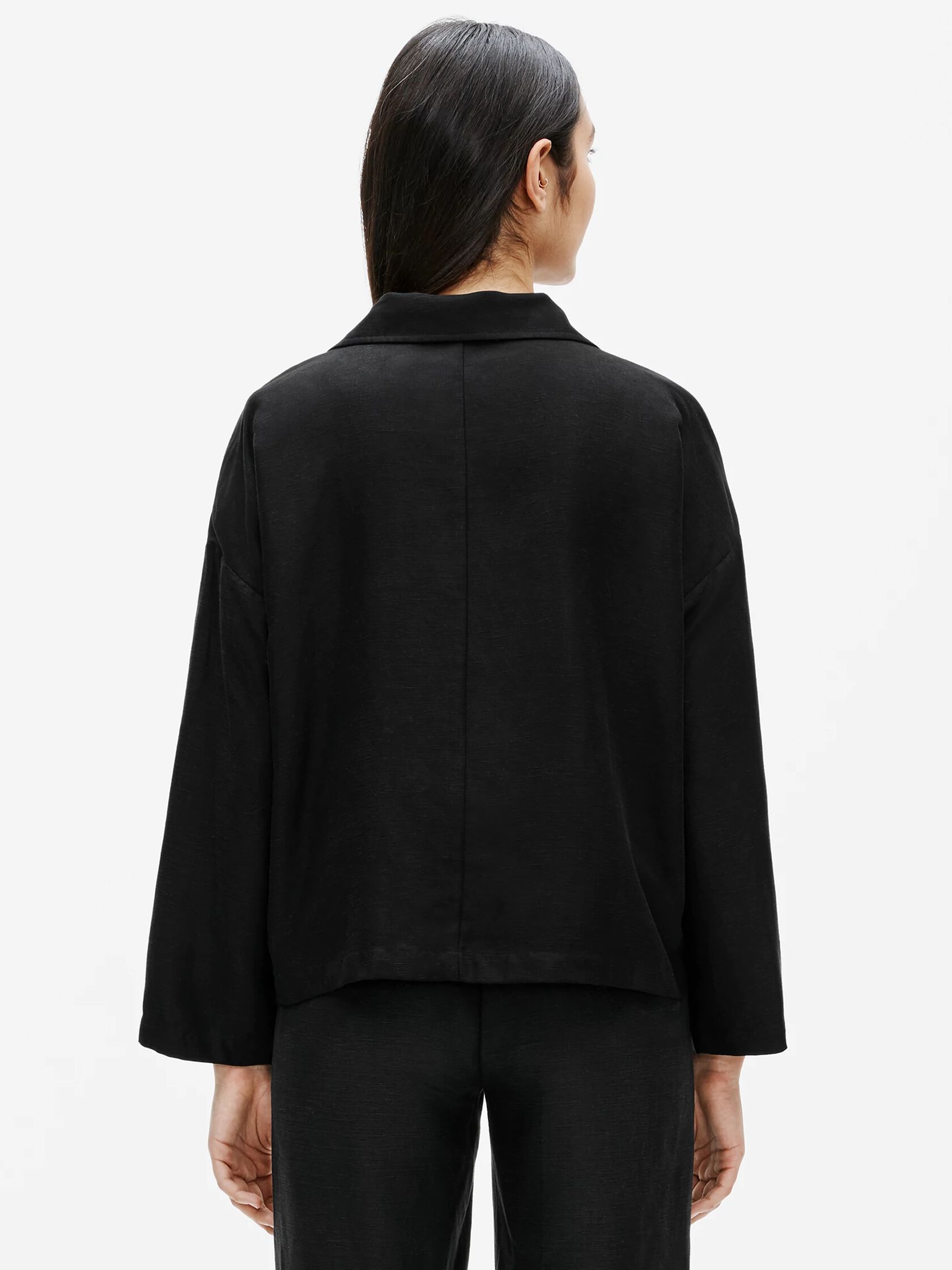 Tencel & Organic Linen Slub Jacket