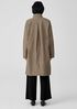 Light Organic Cotton Nylon Stand Collar Coat