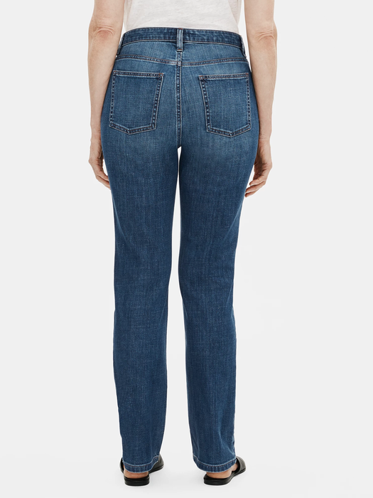 Organic Cotton Stretch Straight Jean