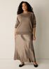 Sleek Viscose Wedge Sweater
