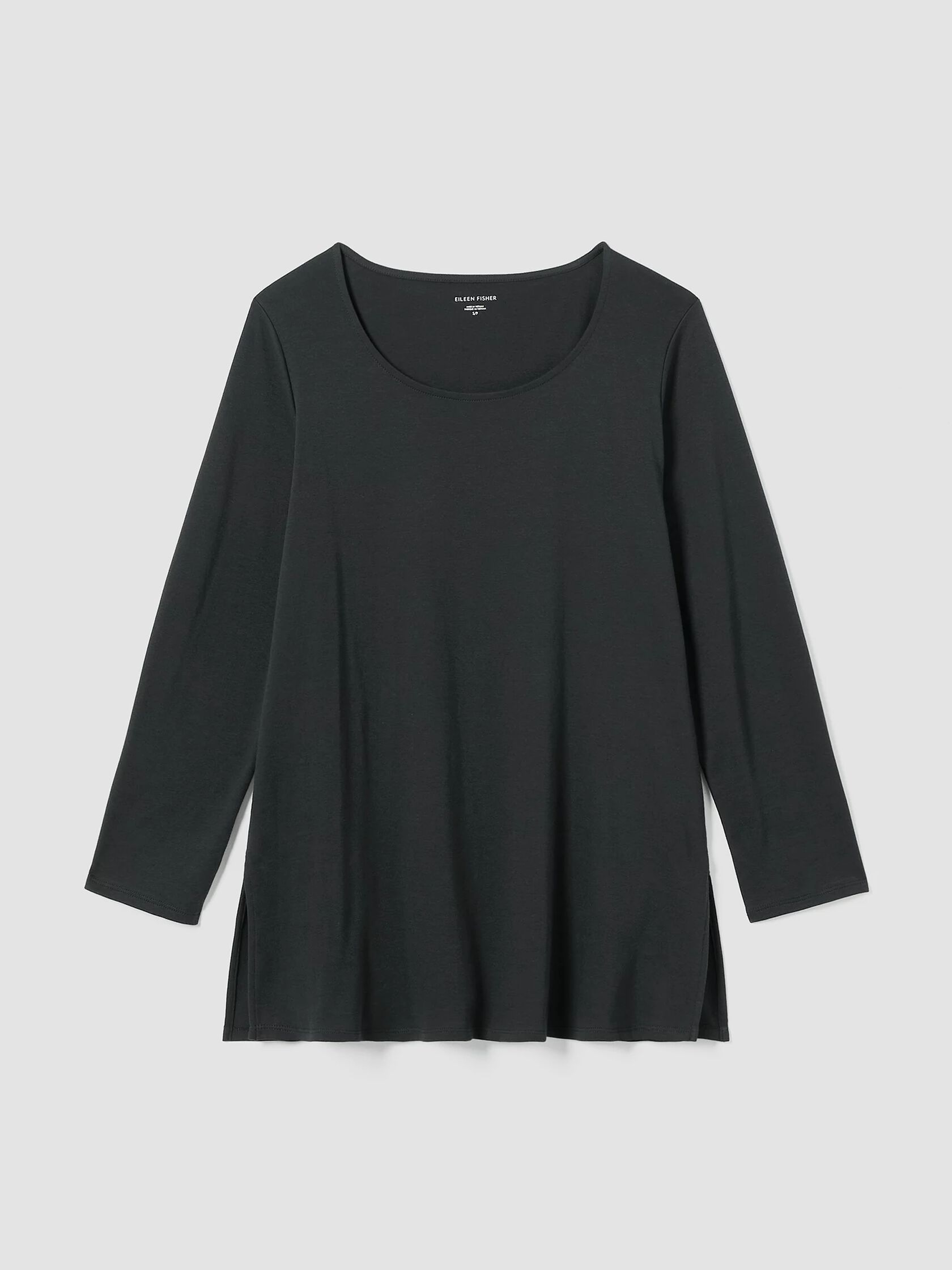 Organic Cotton Interlock Long Sleep Top