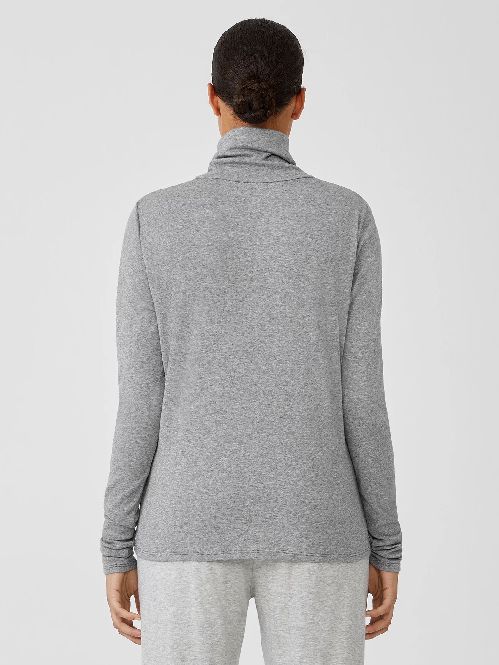Ribbed Pima Cotton Blend Top