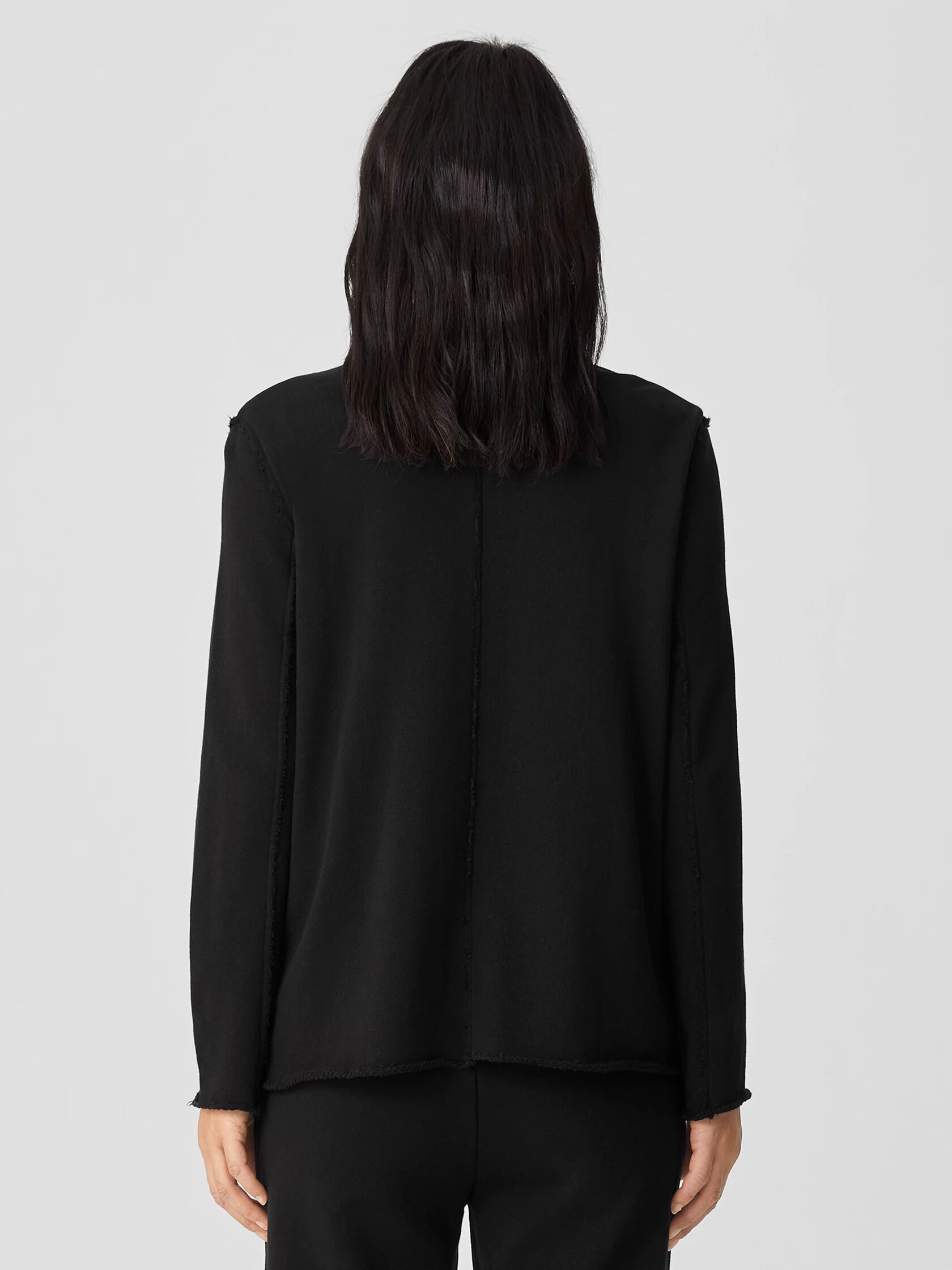 Lightweight Organic Cotton Terry Blazer