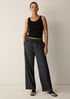 Airy Organic Cotton Twill Full-Length Straight Pant