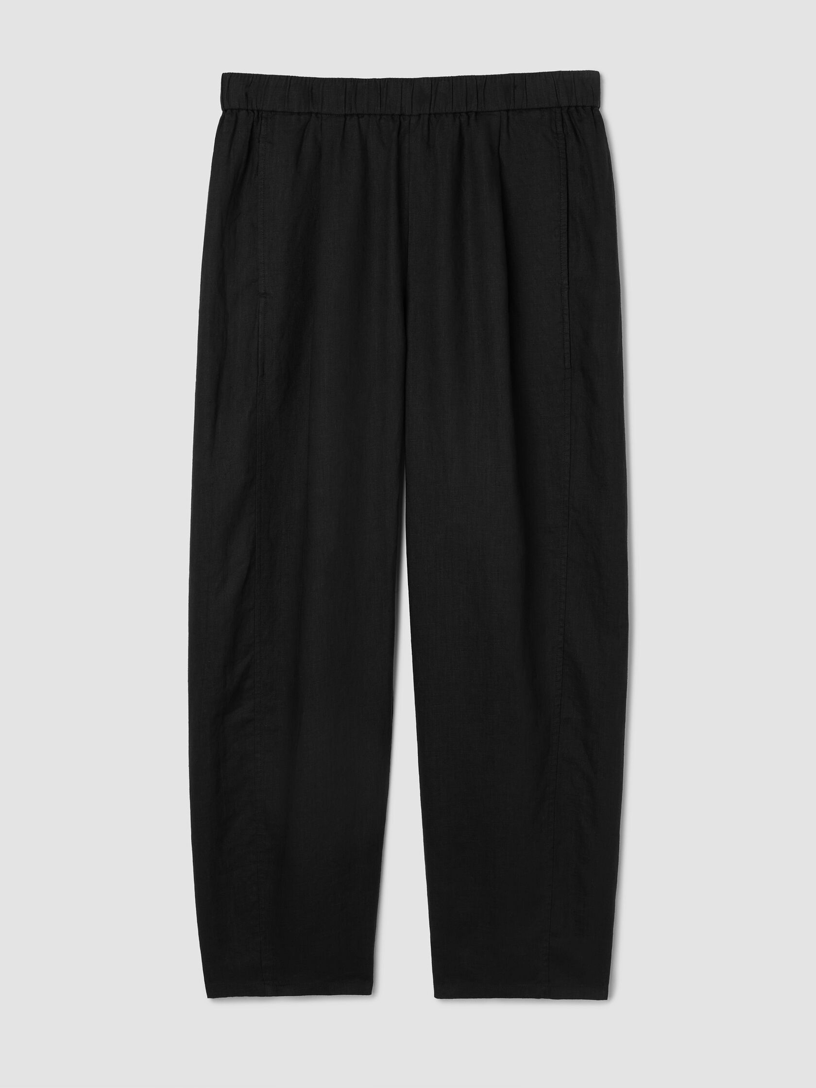 Organic Linen Pleated Lantern Pant