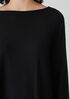 Fine Jersey Bateau Neck Top