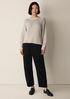 Peruvian Organic Cotton Cord Crew Neck Top